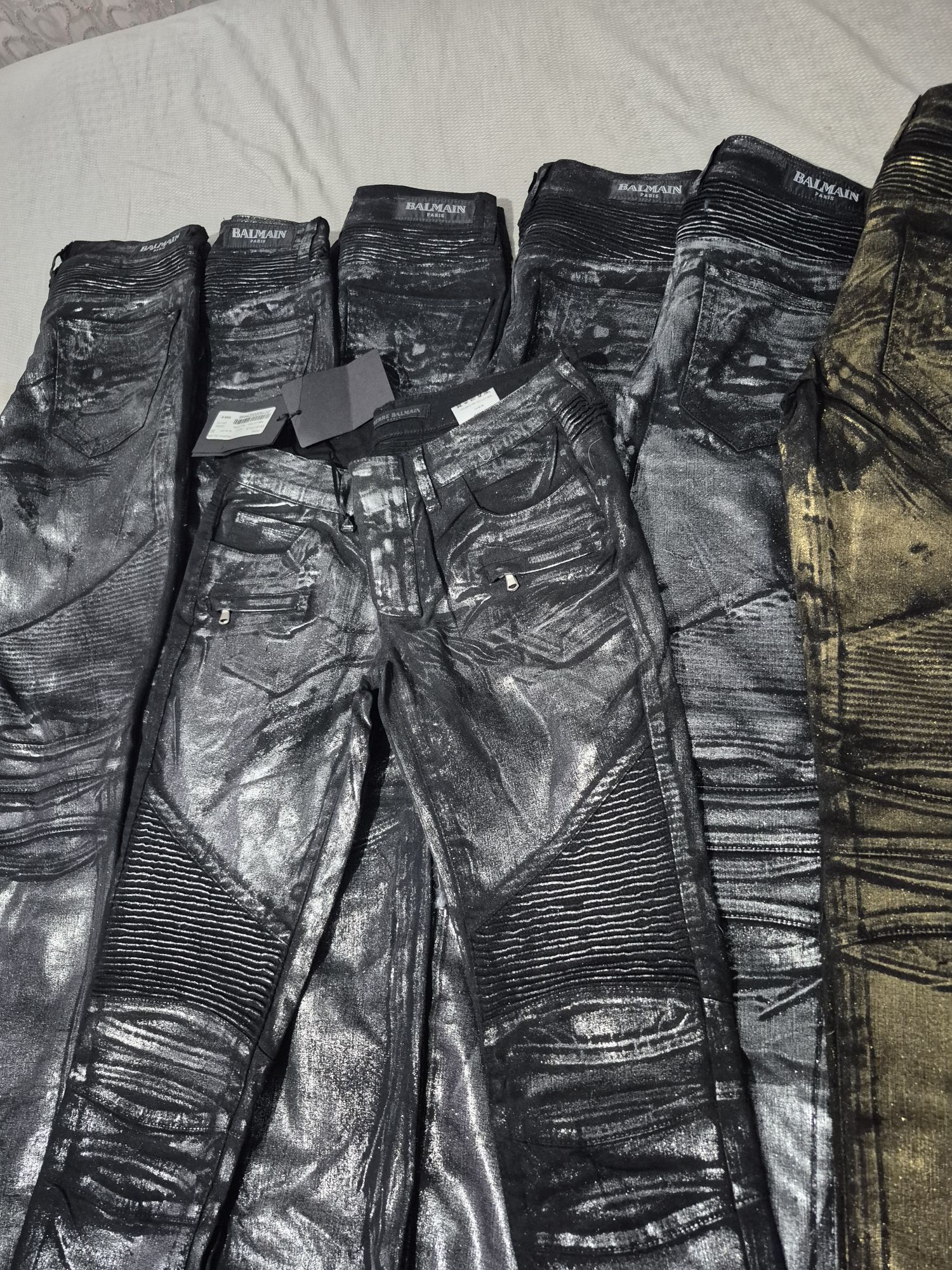 balmain biker waxed rick owens dior hedi — görsel 4/8