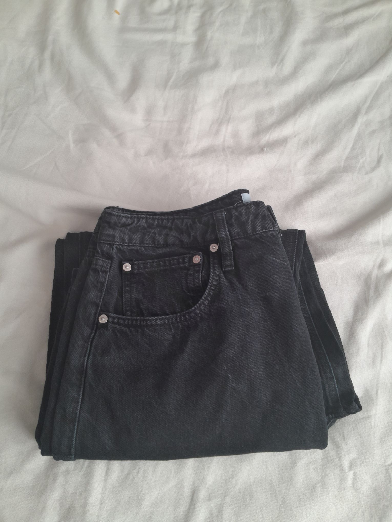 Frame Yüksek Bel Wide Leg Jean Pantolon — görsel 3/9