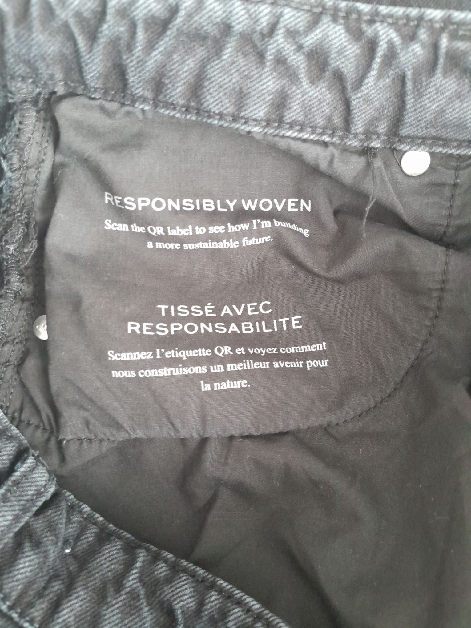 Frame Yüksek Bel Wide Leg Jean Pantolon — görsel 9/9