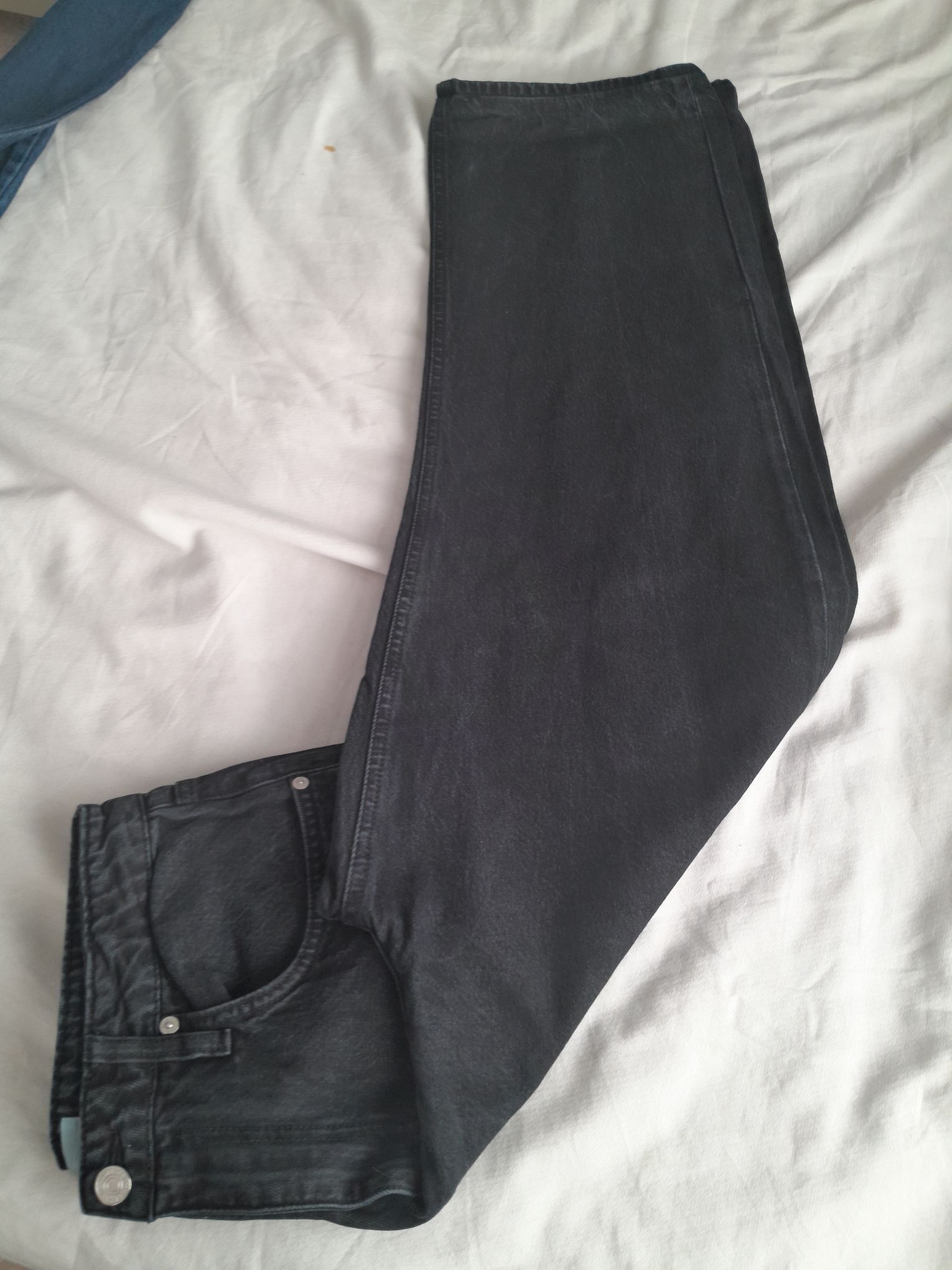 Frame Yüksek Bel Wide Leg Jean Pantolon — görsel 6/9