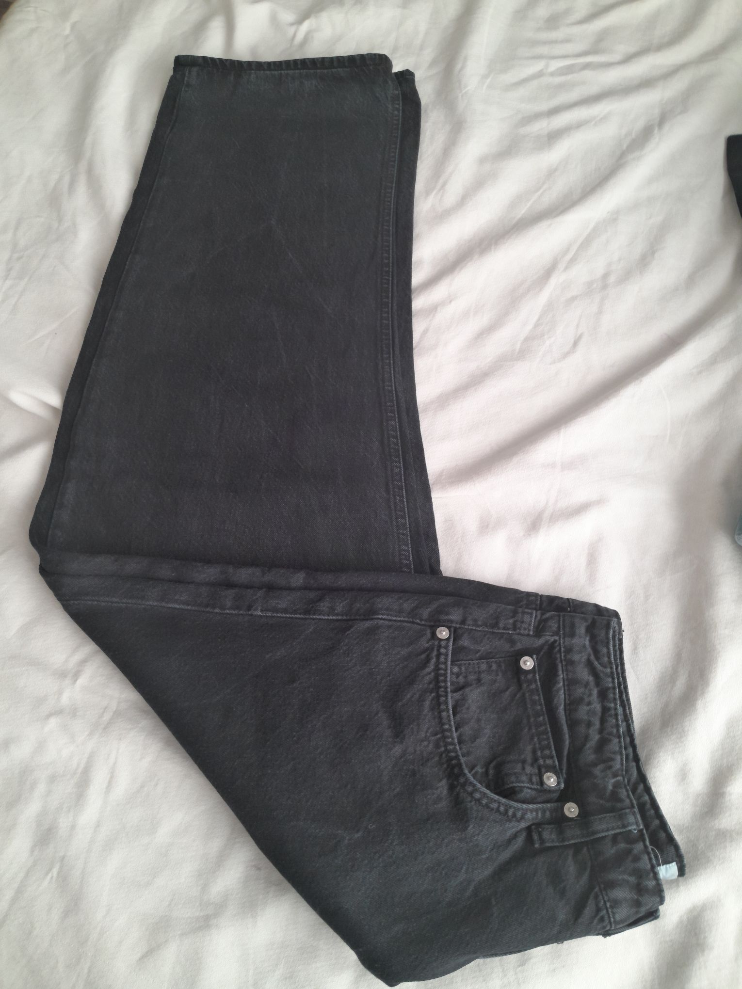 Frame Yüksek Bel Wide Leg Jean Pantolon — görsel 7/9