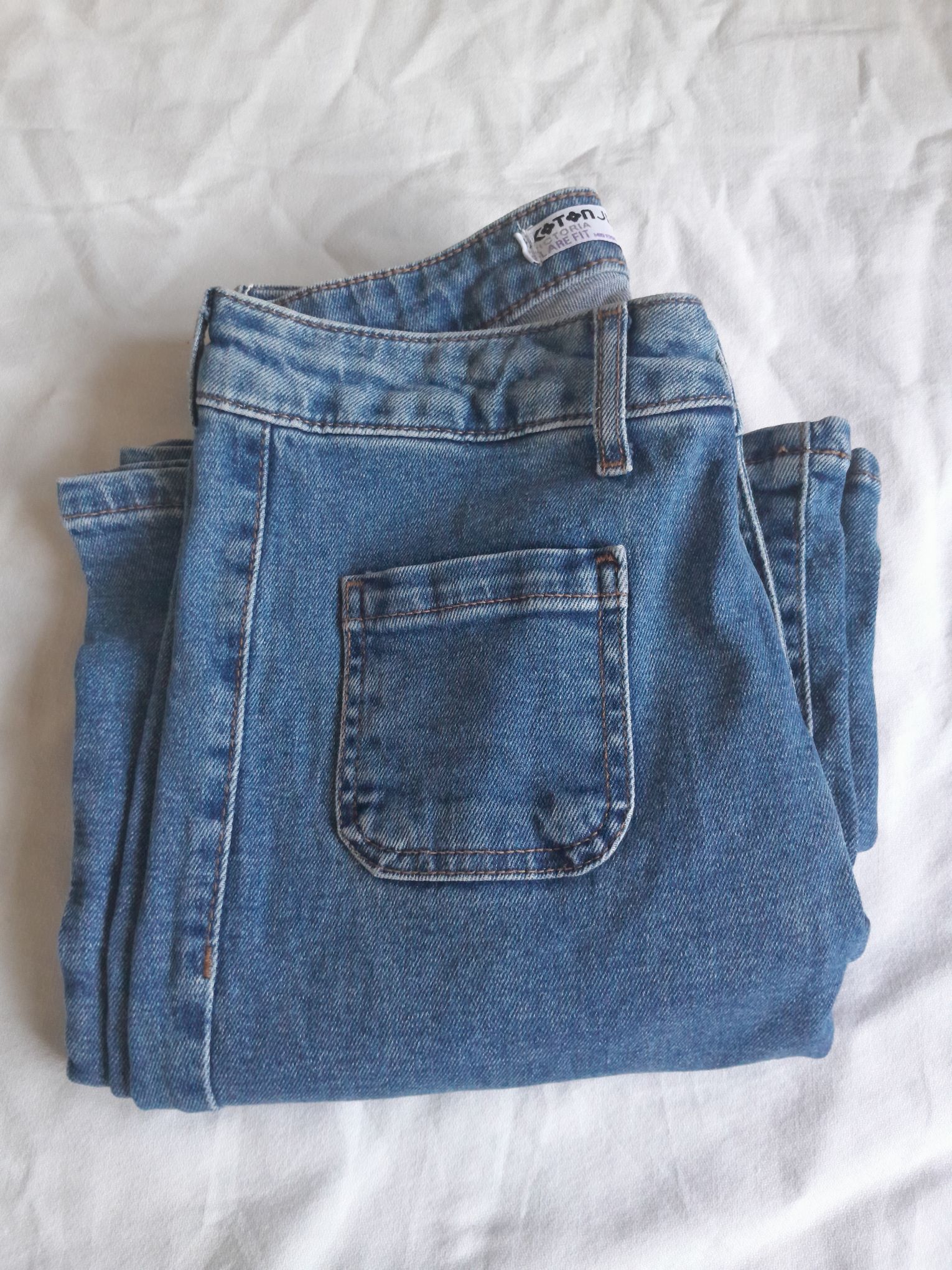 Koton Victoria Flare Bootcut Jean Pantol — görsel 3/9
