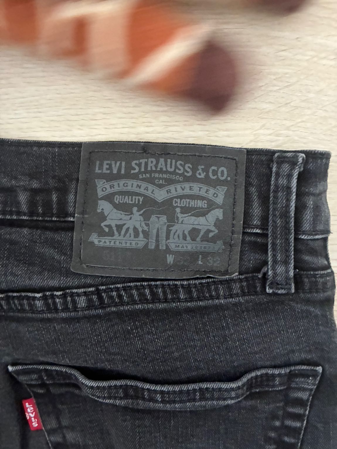 Levi's Siyah Jean Pantolon — görsel 7/9