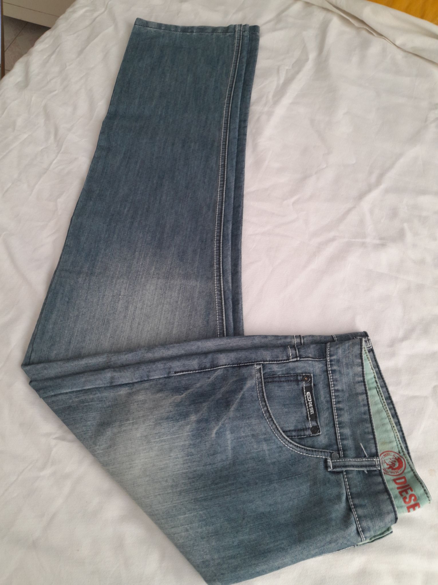 Diesel Vintage Y2K Jean Pantolon 33 Bede — görsel 6/9