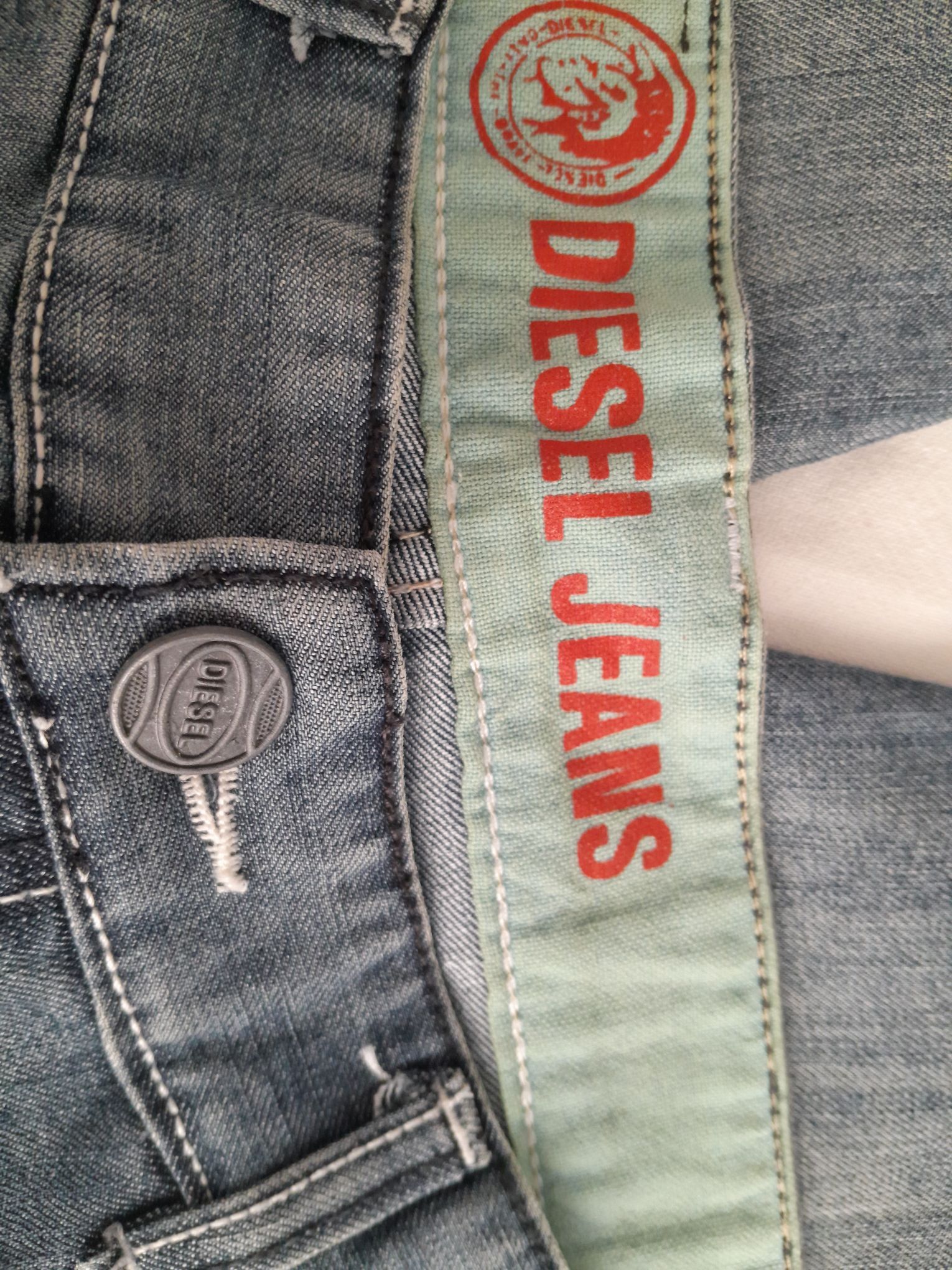 Diesel Vintage Y2K Jean Pantolon 33 Bede — görsel 8/9