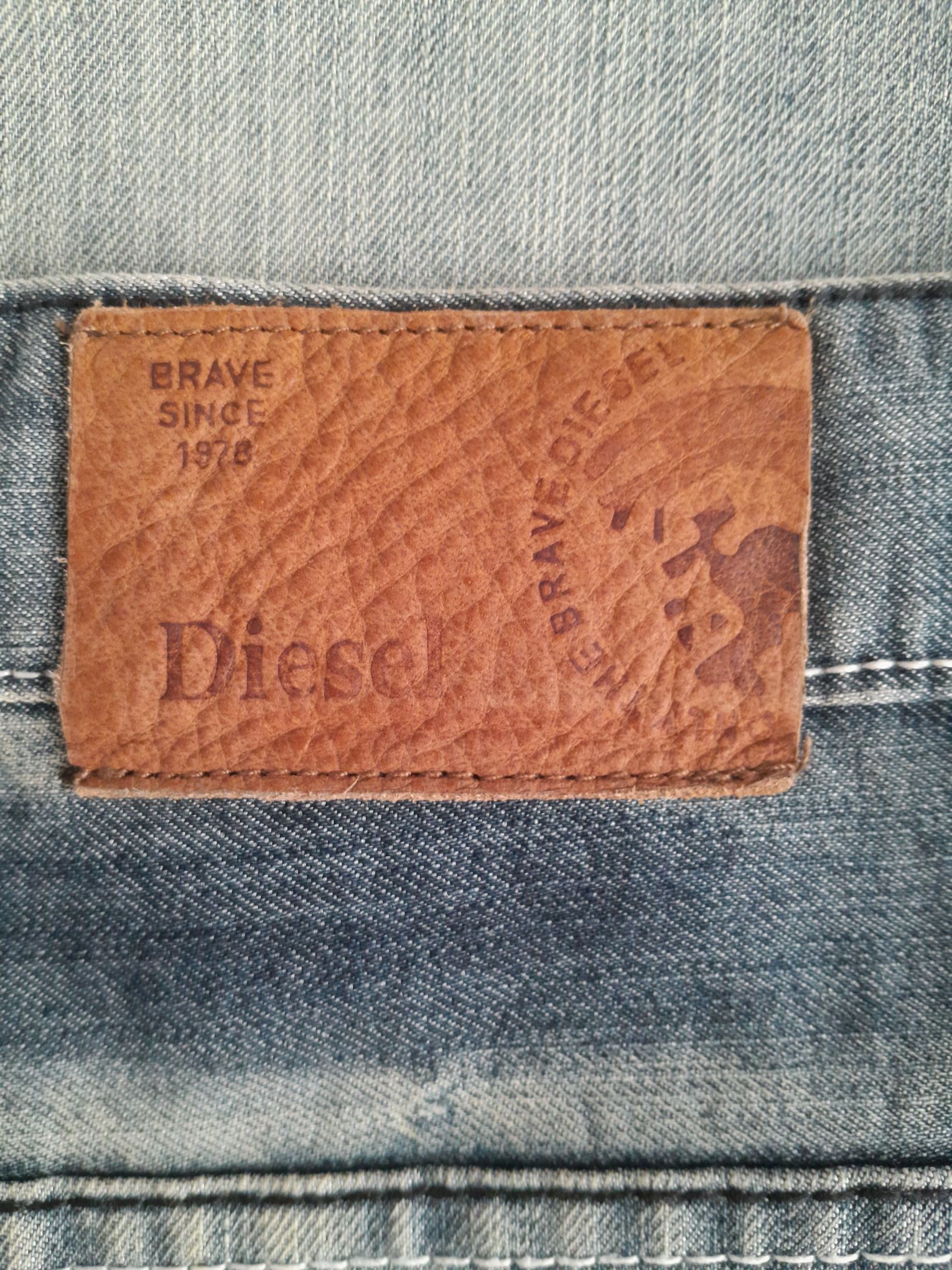 Diesel Vintage Y2K Jean Pantolon 33 Bede — görsel 9/9