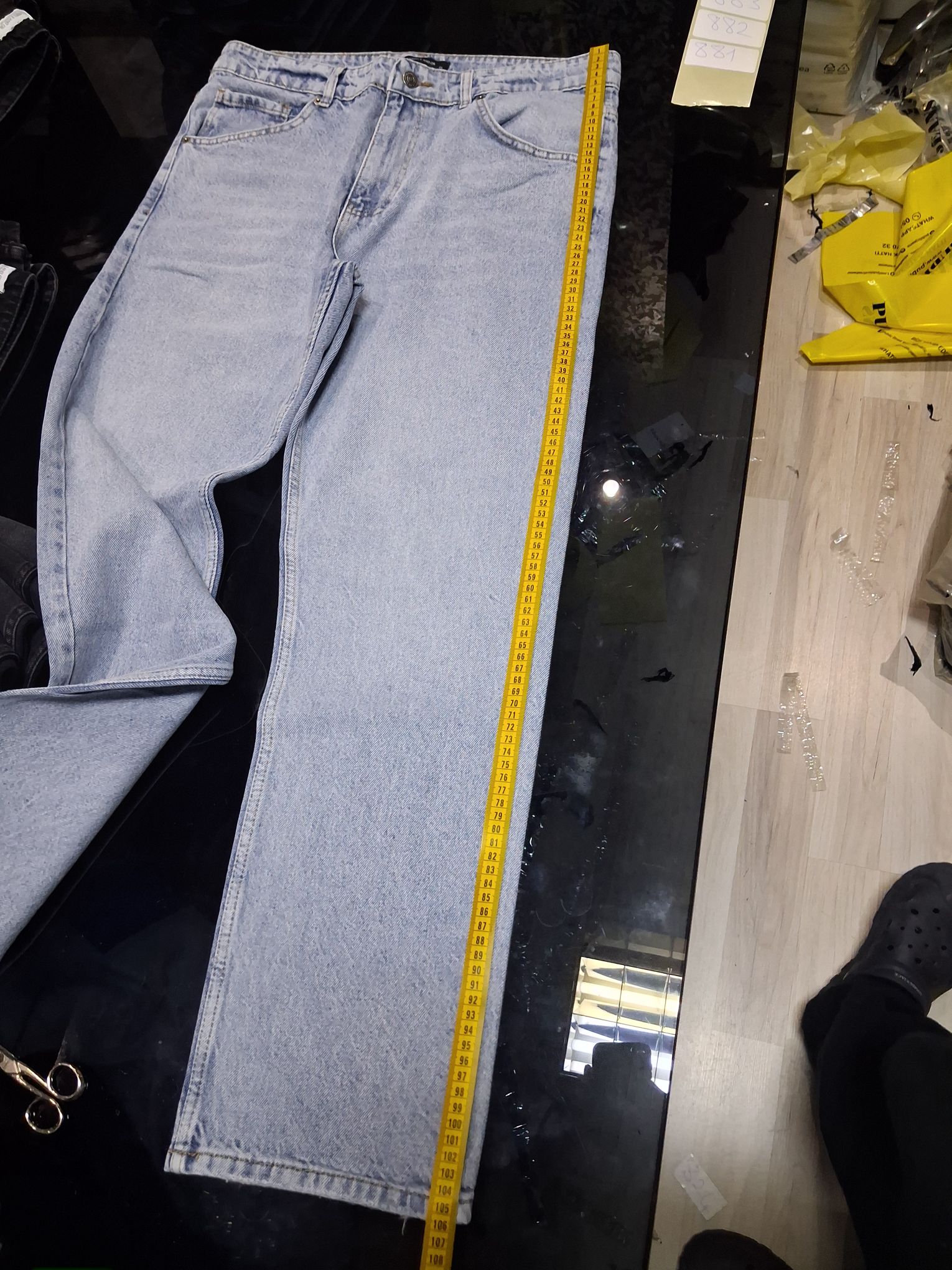 Erkek Baggy Mavi Fit Jean Pantolon — görsel 5/11
