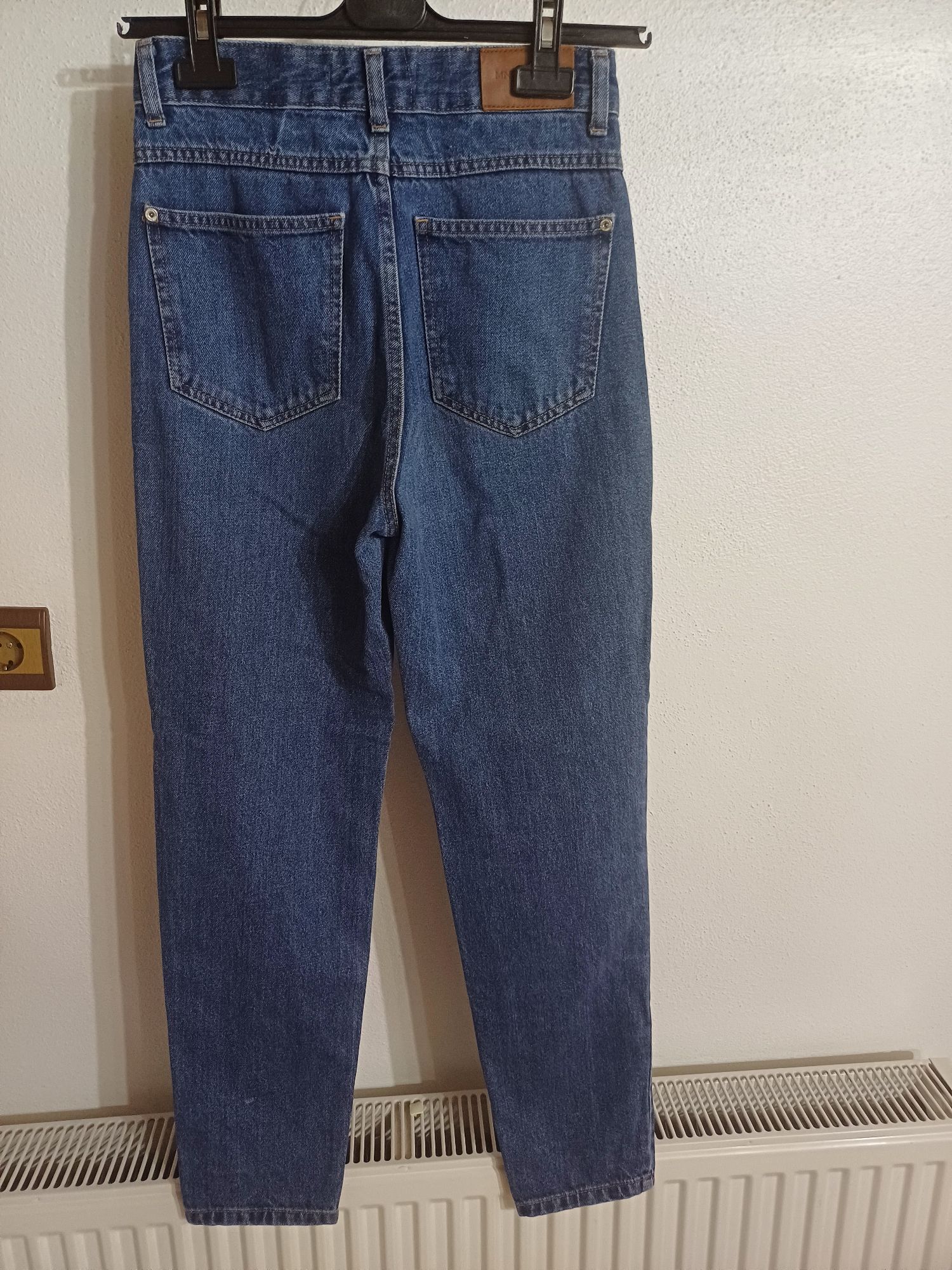 Mango Kot Kot Yüksek Bel Mom Jean — görsel 2/3
