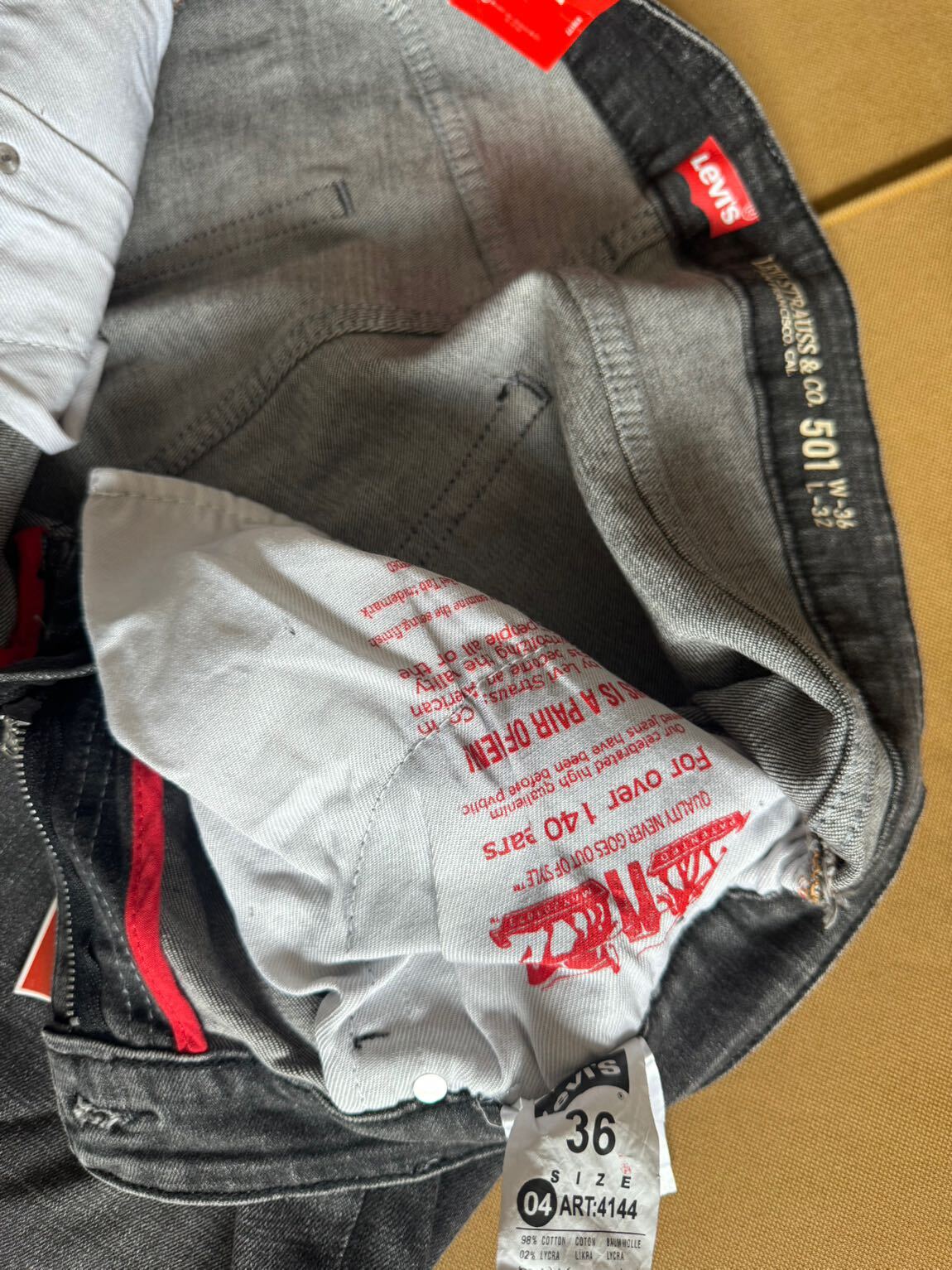 Levi's 501 Kot Pantolon — görsel 4/8