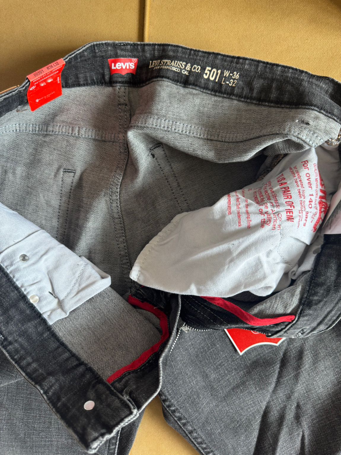 Levi's 501 Kot Pantolon — görsel 3/8