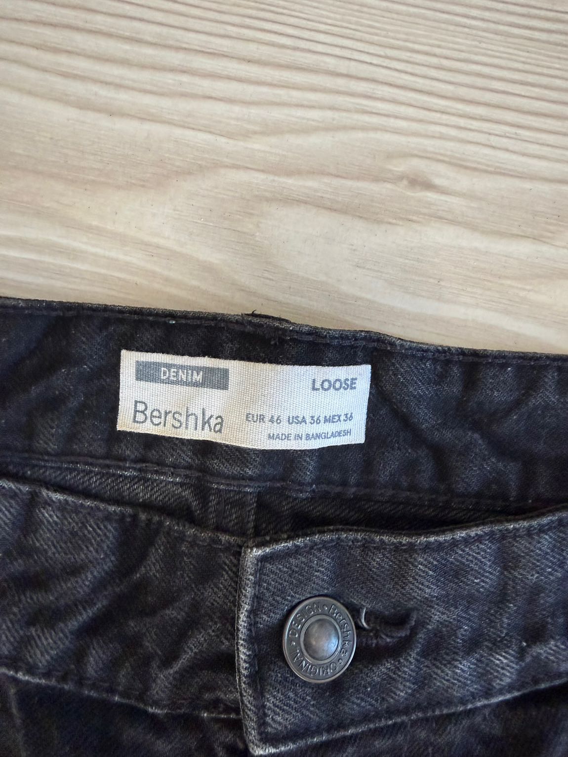 Bershka Loose Jean Erkek — görsel 3/3