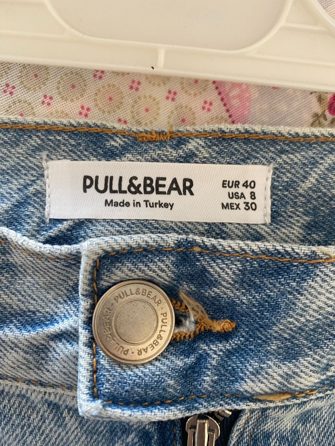 Pull & Bear Fermuarlı Jean Pantolon — görsel 3/3