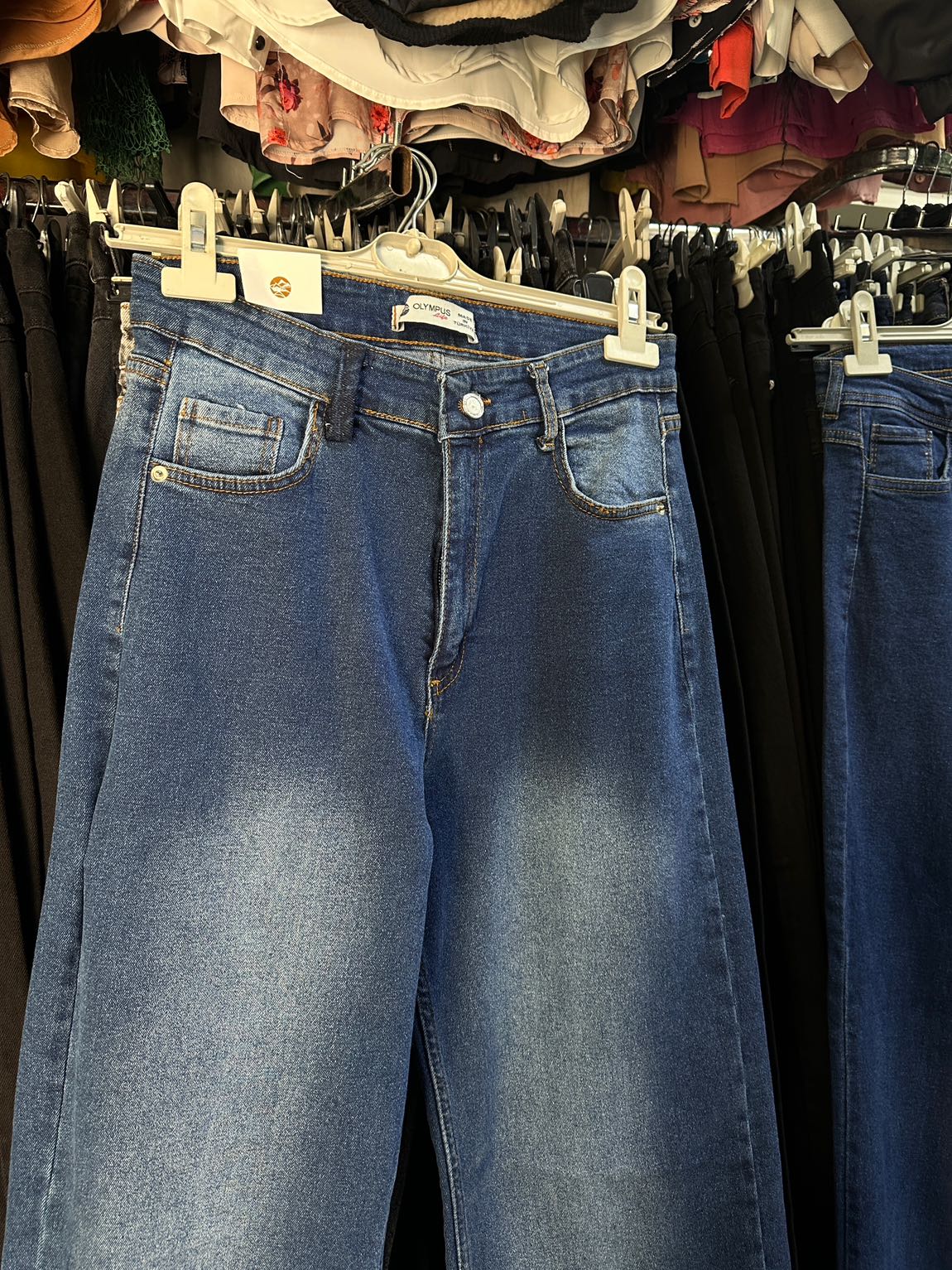 Bol paça yüksek bel jean — görsel 2/2