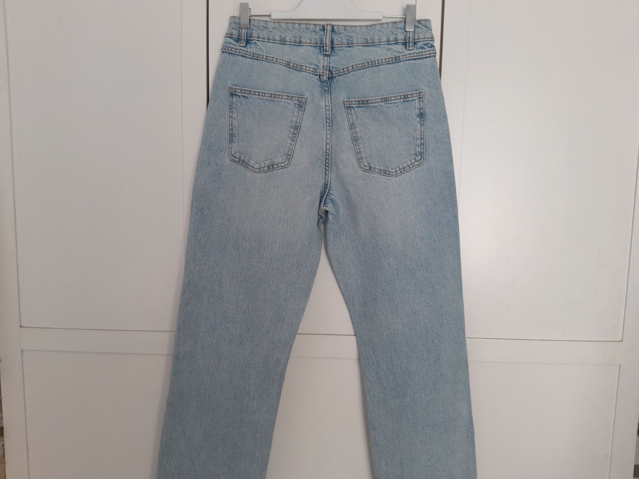 Yüksek Bel Straight Fit Jean Pantolon 40 — görsel 5/10