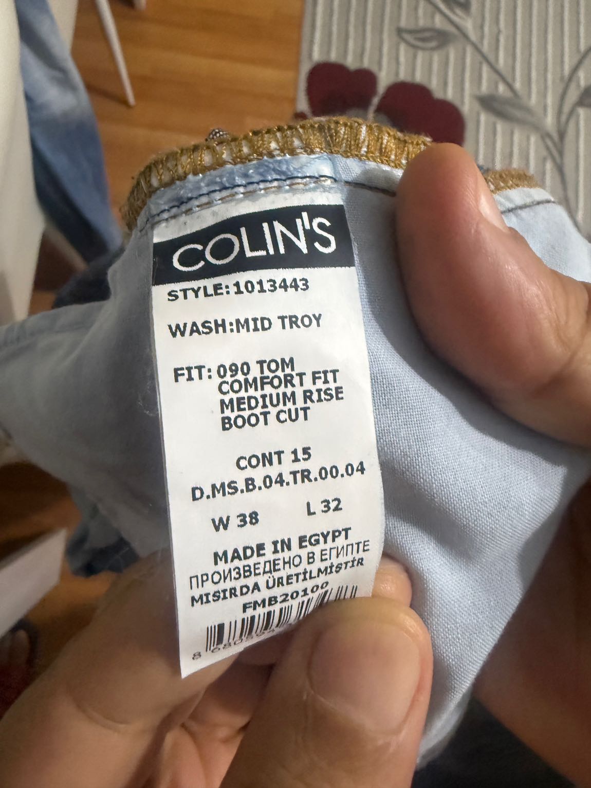 Colins Lacivert Jean Pantolon — görsel 4/4