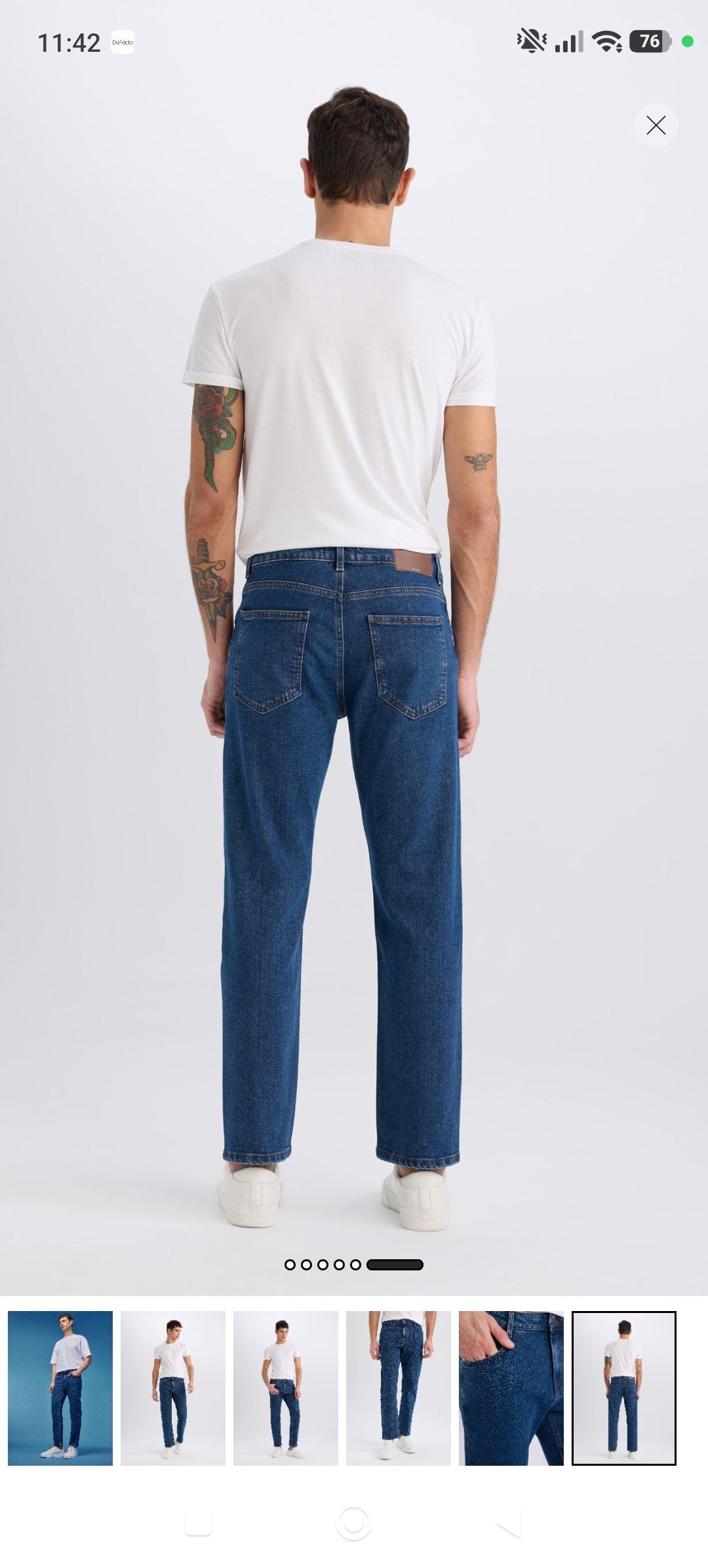 Erkek Regular Fit Jean Pantolon — görsel 8/8