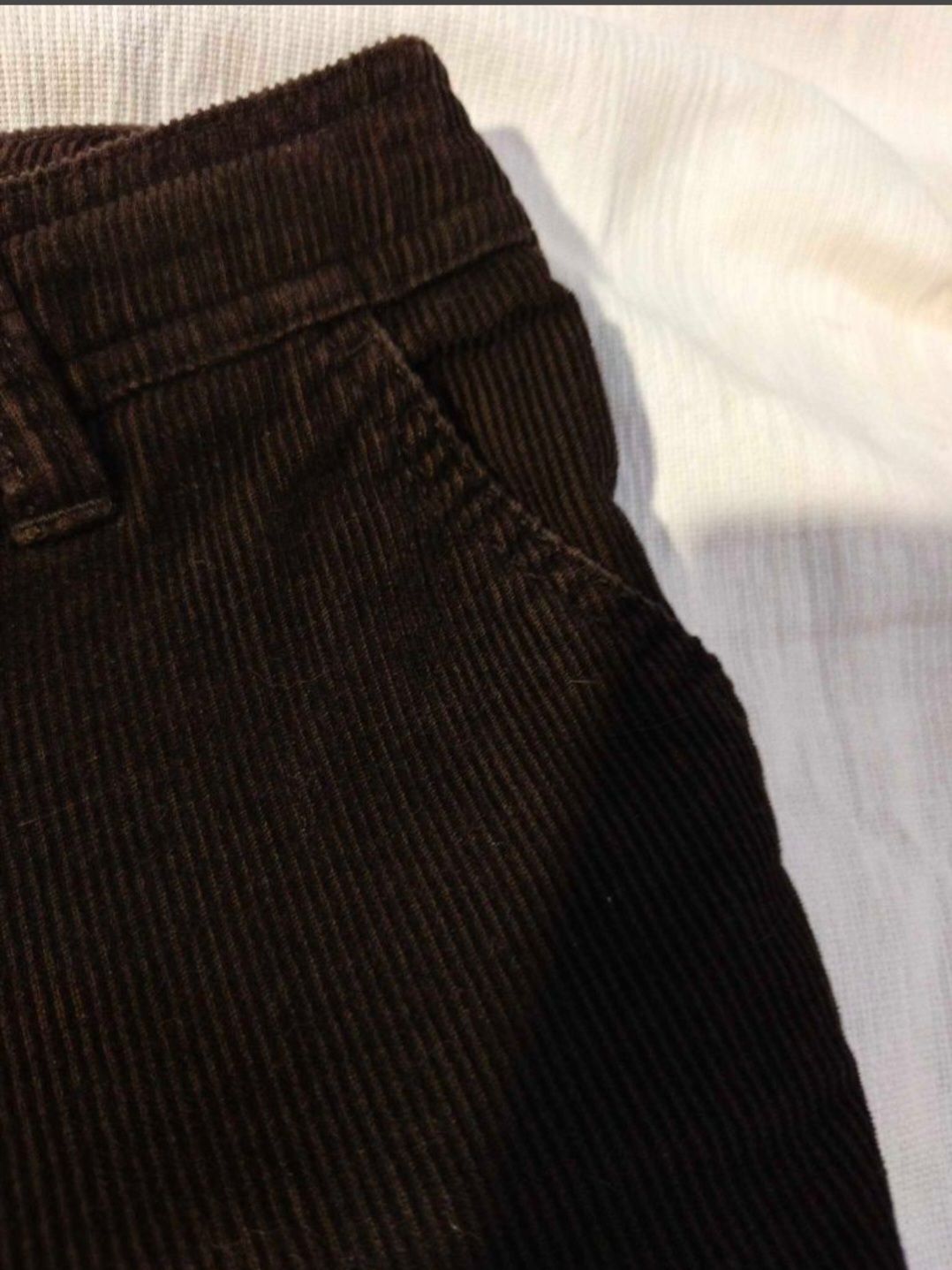 Kahverengi Kadife Dark Academia Pantolon — görsel 3/7