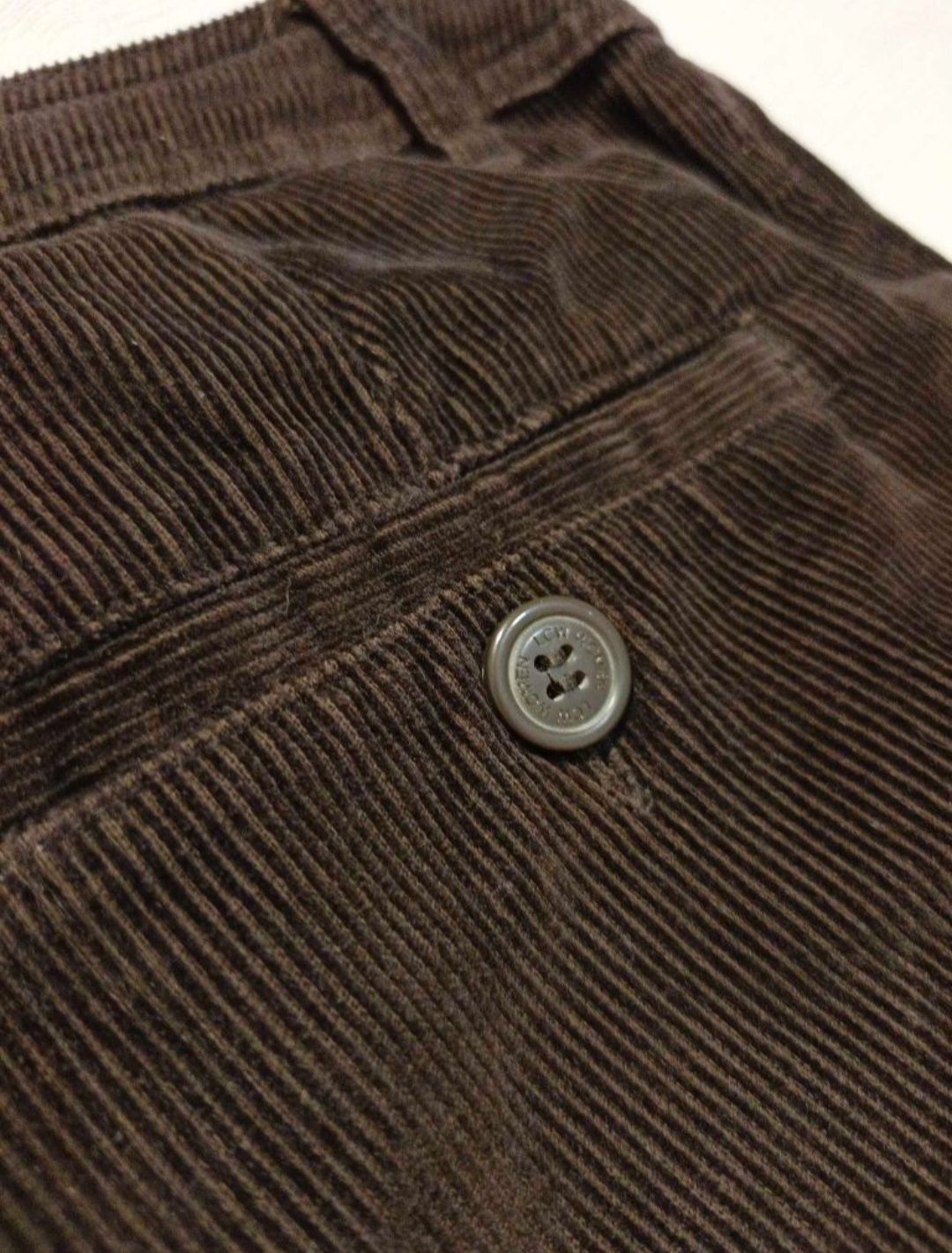 Kahverengi Kadife Dark Academia Pantolon — görsel 5/7