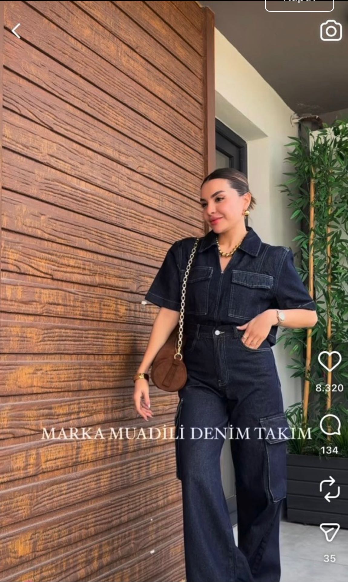 Zara Jean Denim Takım — görsel 3/5