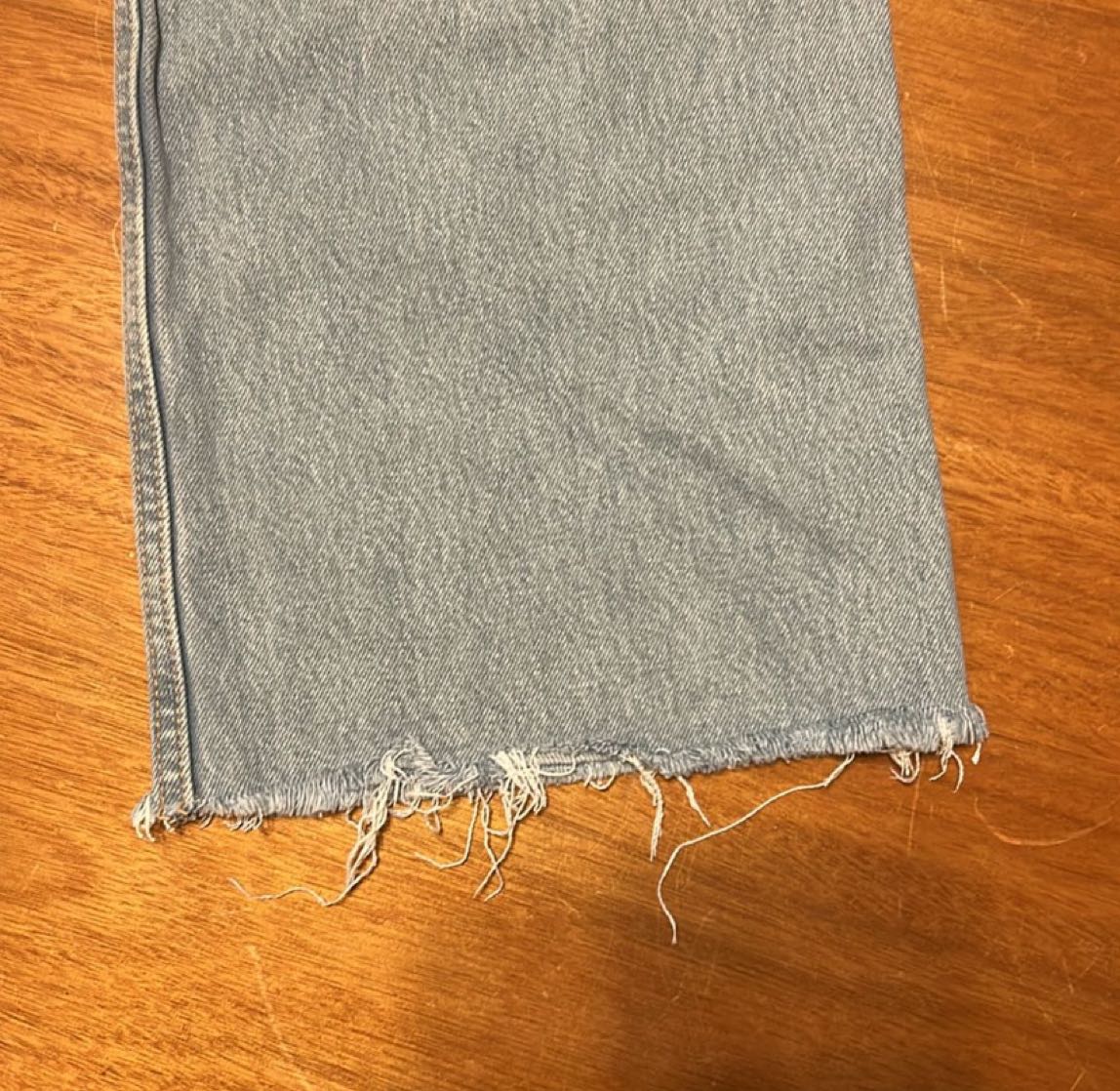 ZARA Mavi Bol Kesim Jean Pantolon — görsel 4/4