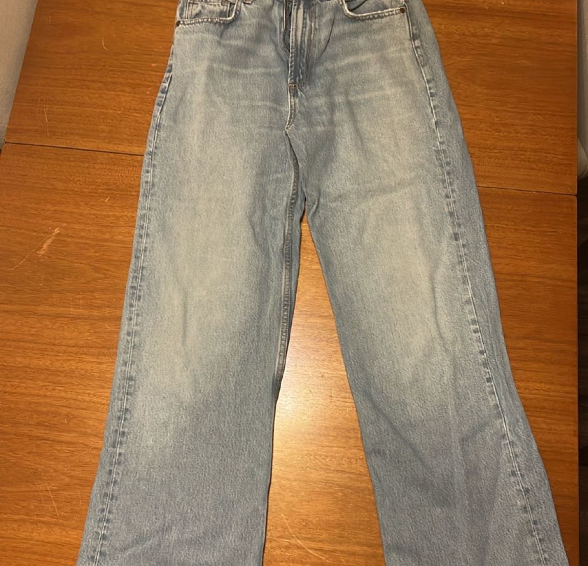 ZARA Mavi Bol Kesim Jean Pantolon — görsel 2/4