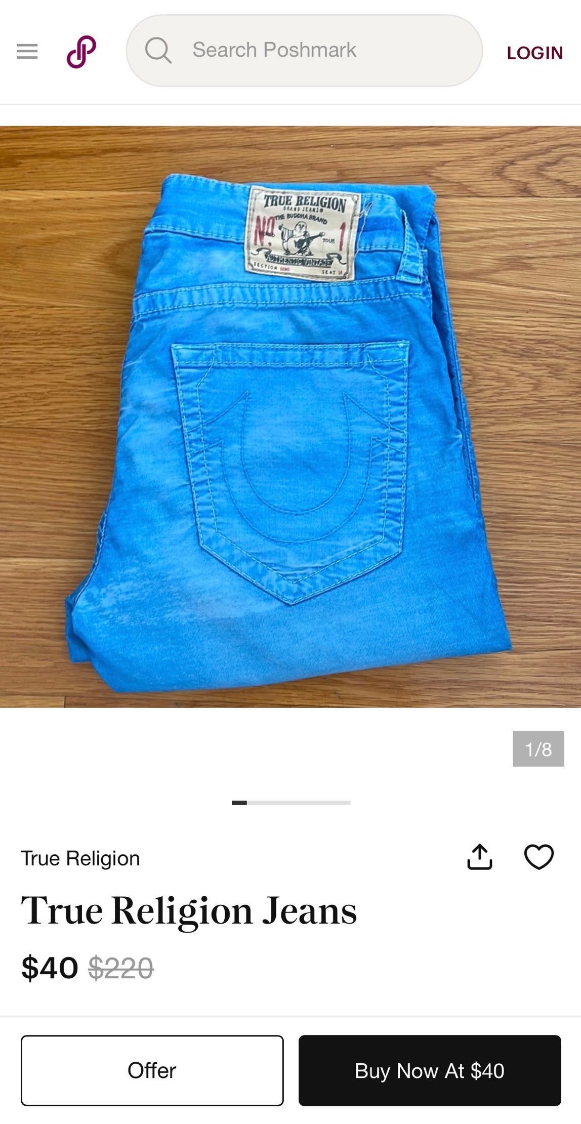 True Religion Chief Keef Ricky Super T — görsel 8/10