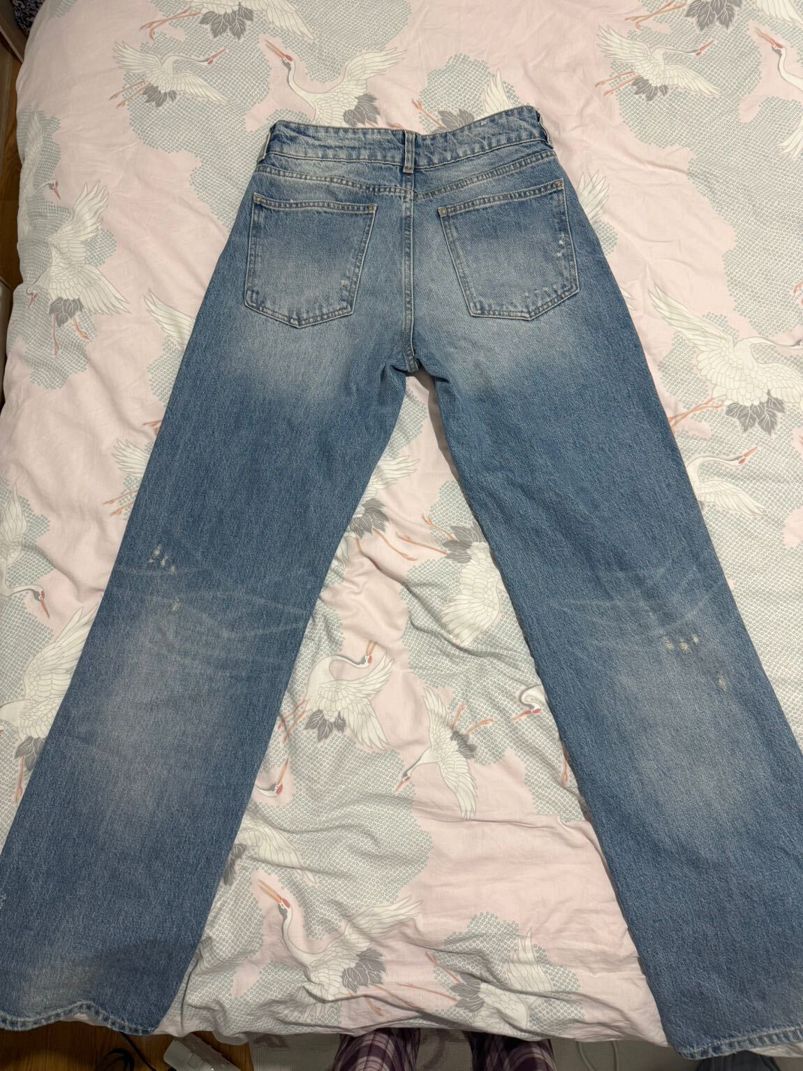 Bershka orta bel straight fit jean — görsel 2/3