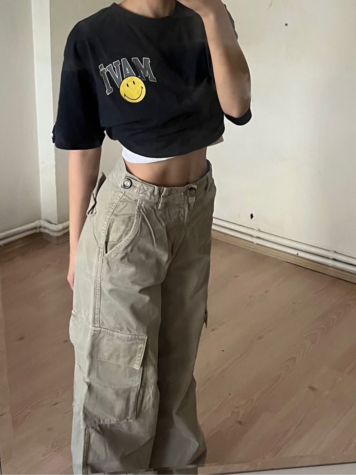 y2k vintage streetwear kargo jean — görsel 7/8