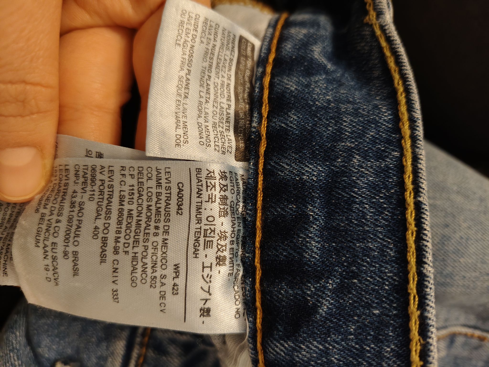 Levi's Mavi Jean Pantolon — görsel 3/4
