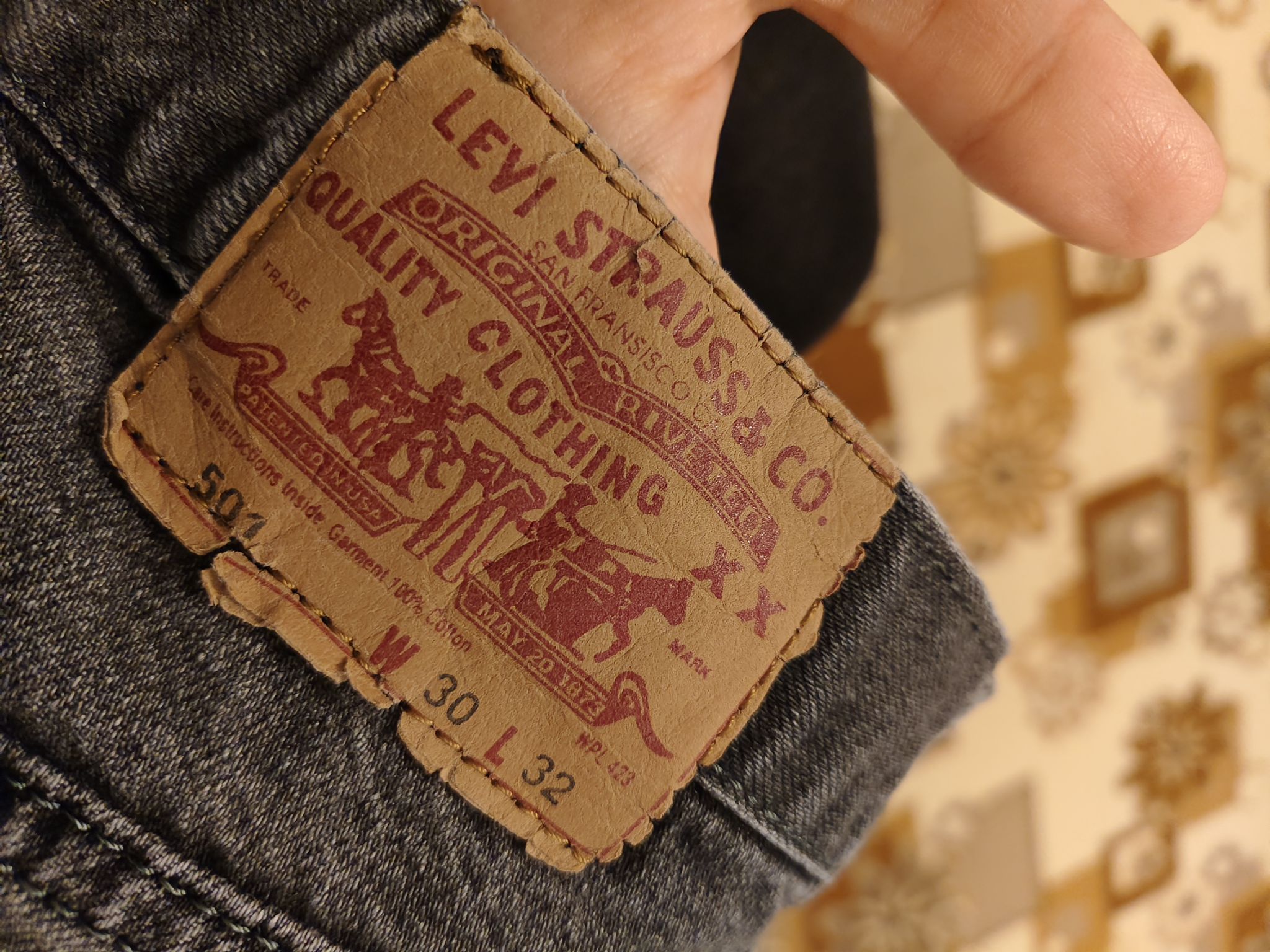 Gri Levi's Jeans — görsel 3/3