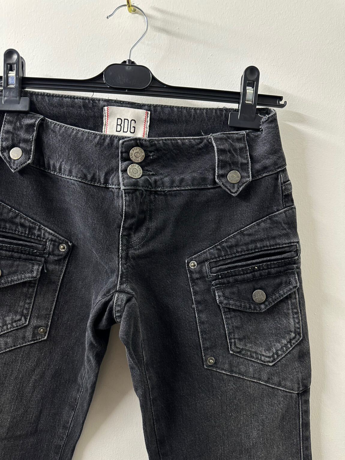 BDG Siyah İspanyol Paça Kot Pantolon — görsel 2/5