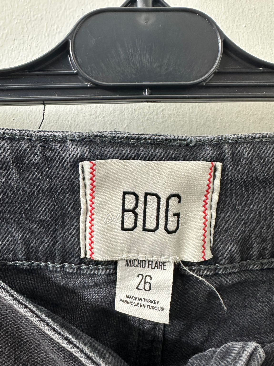 BDG Siyah İspanyol Paça Kot Pantolon — görsel 3/5