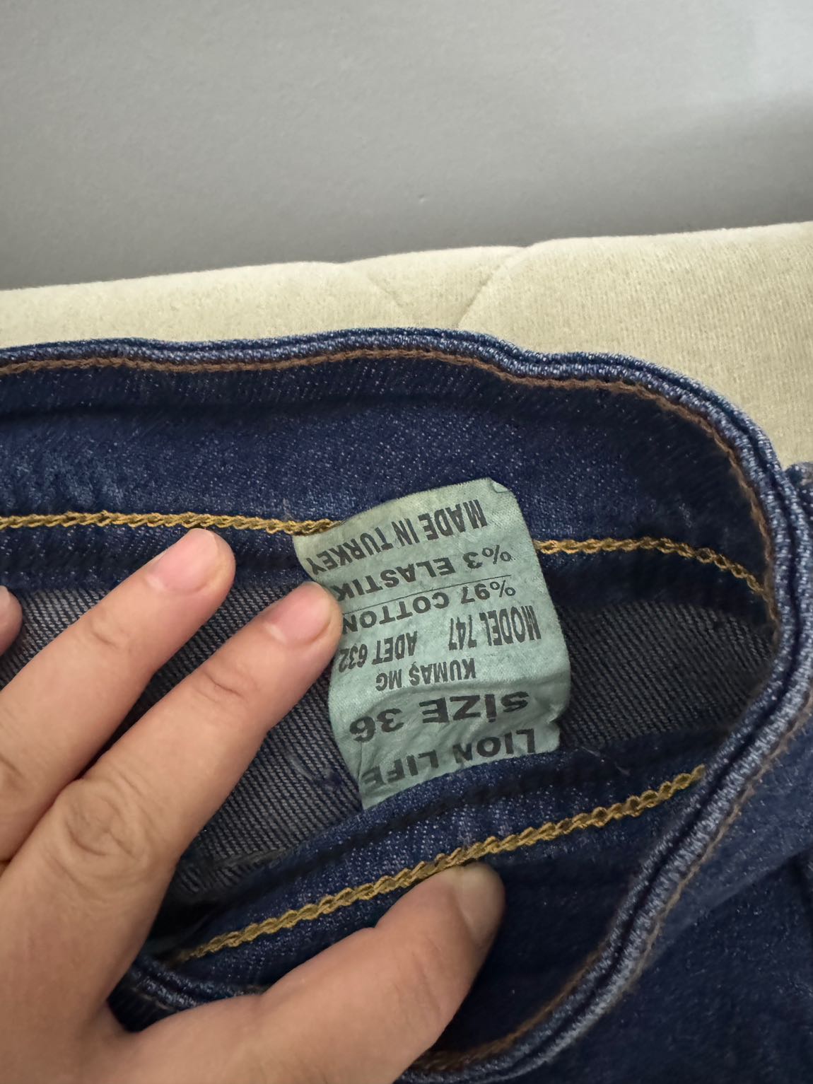 Mavi erkek likralı jean Kot Pantolon — görsel 6/11