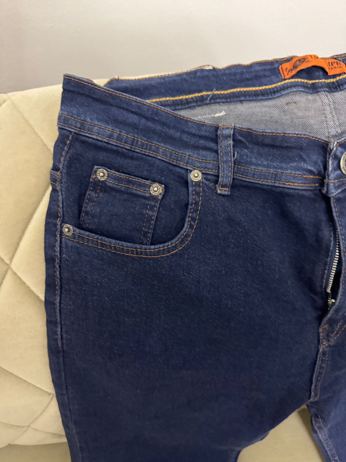 Mavi erkek likralı jean Kot Pantolon — görsel 7/11