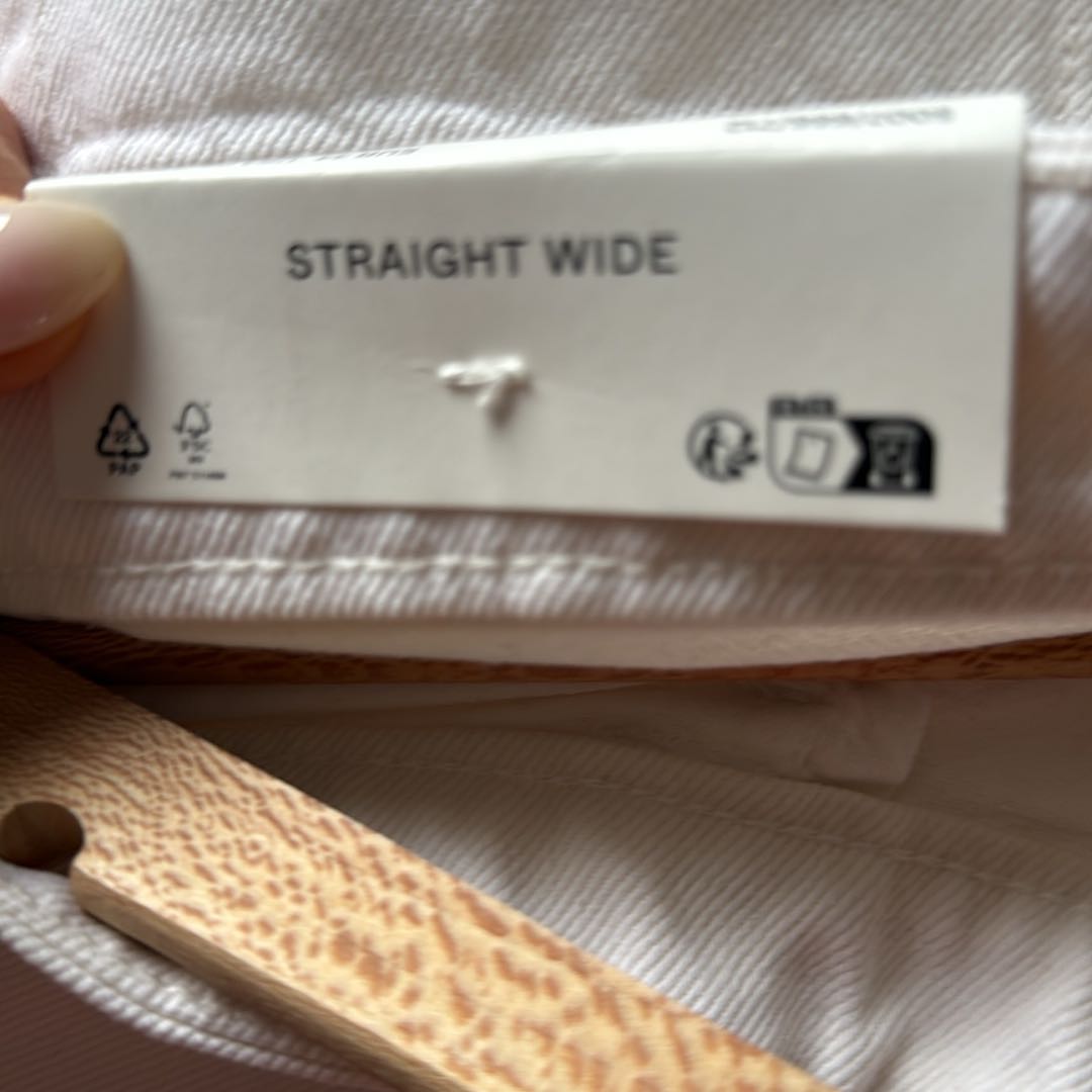 Bershka Beyaz Jean Pantolon — görsel 3/4