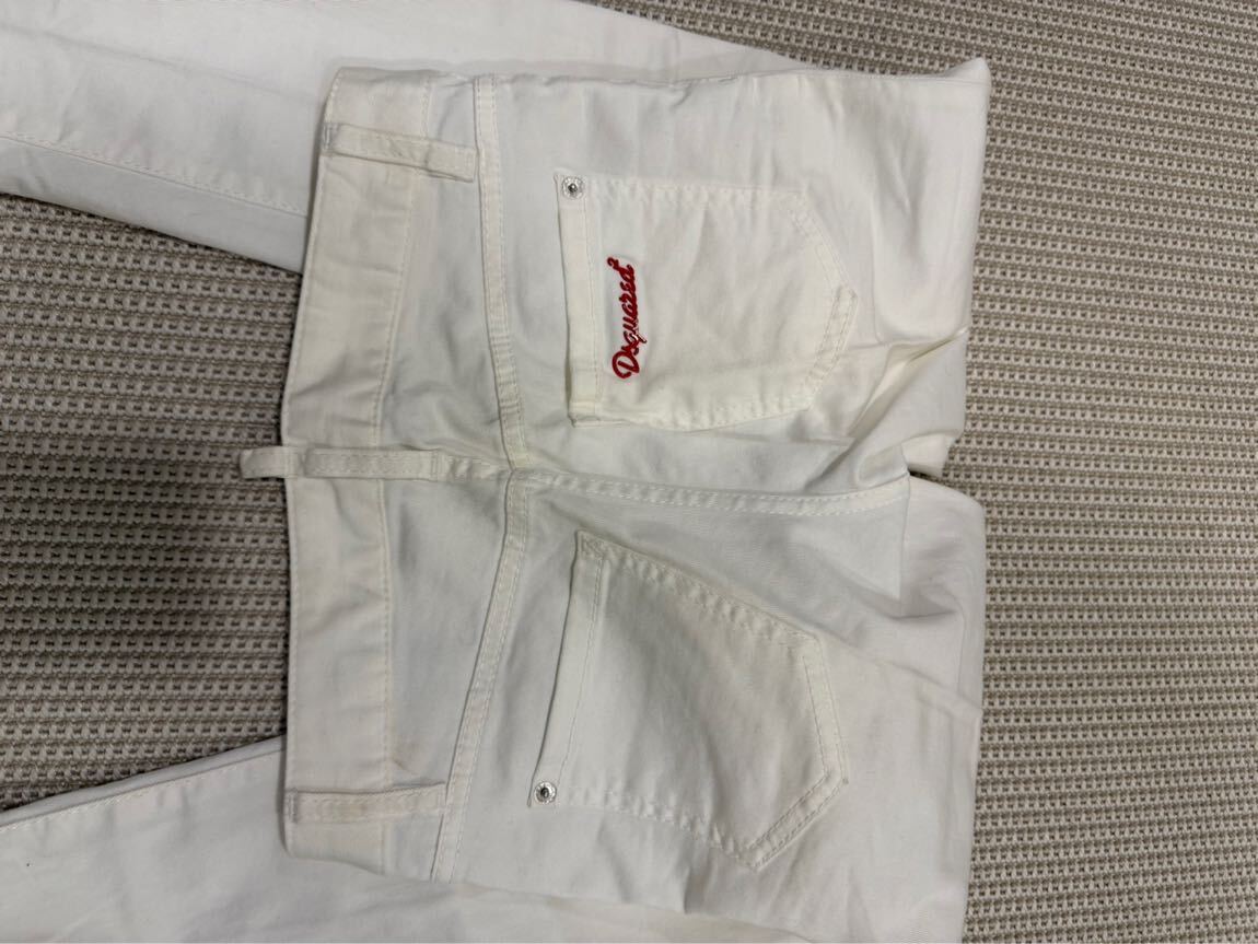 Dsquared Beyaz Jean Pantolon — görsel 3/5