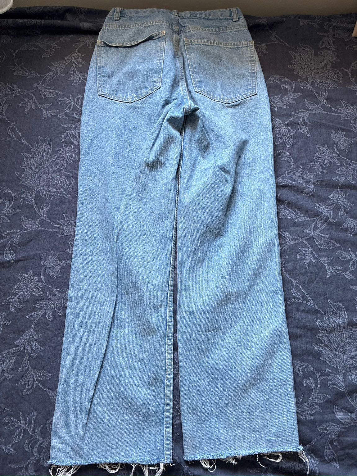 Yüksel bel jean straight jean kot — görsel 2/7
