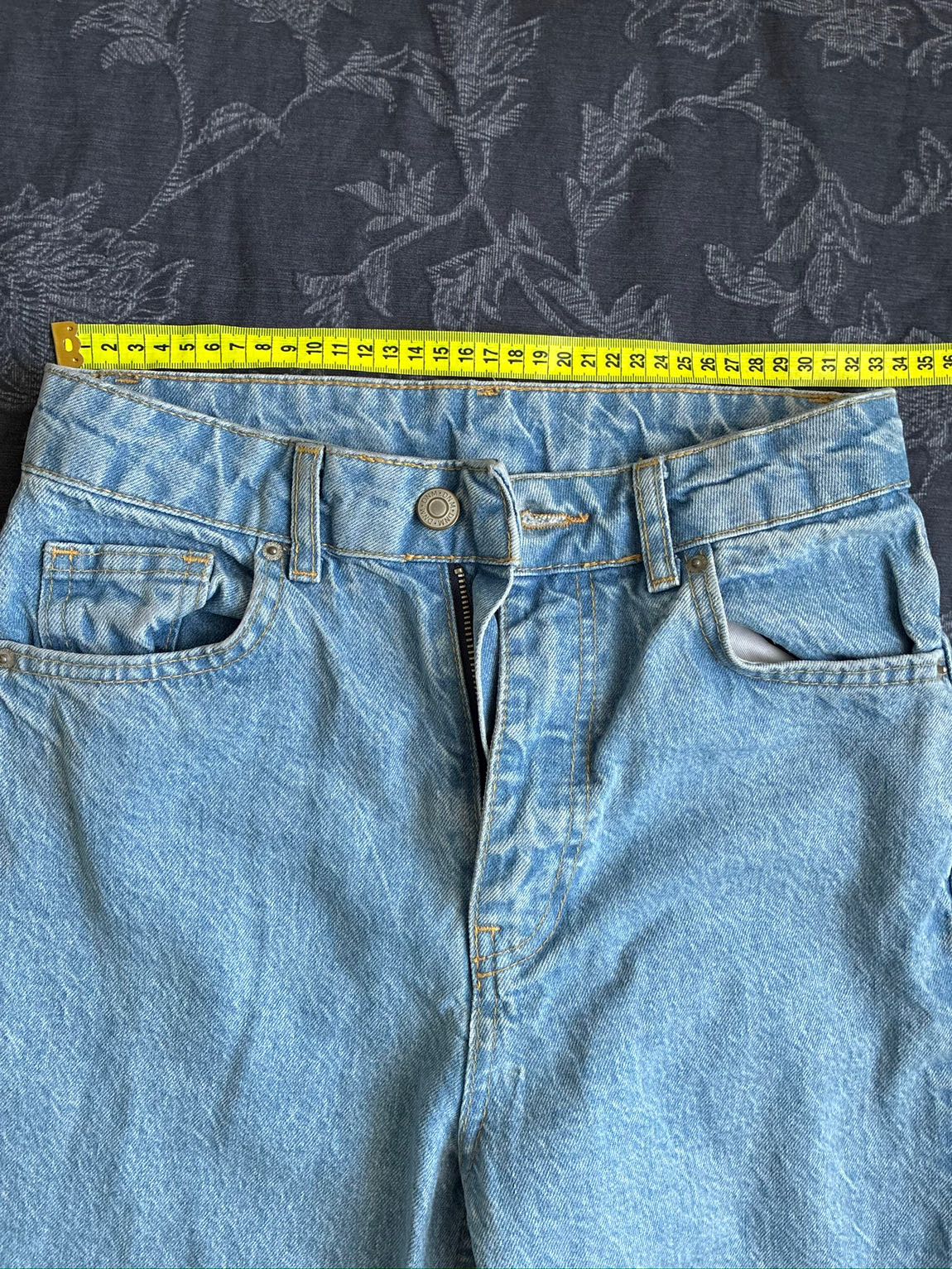 Yüksel bel jean straight jean kot — görsel 5/7