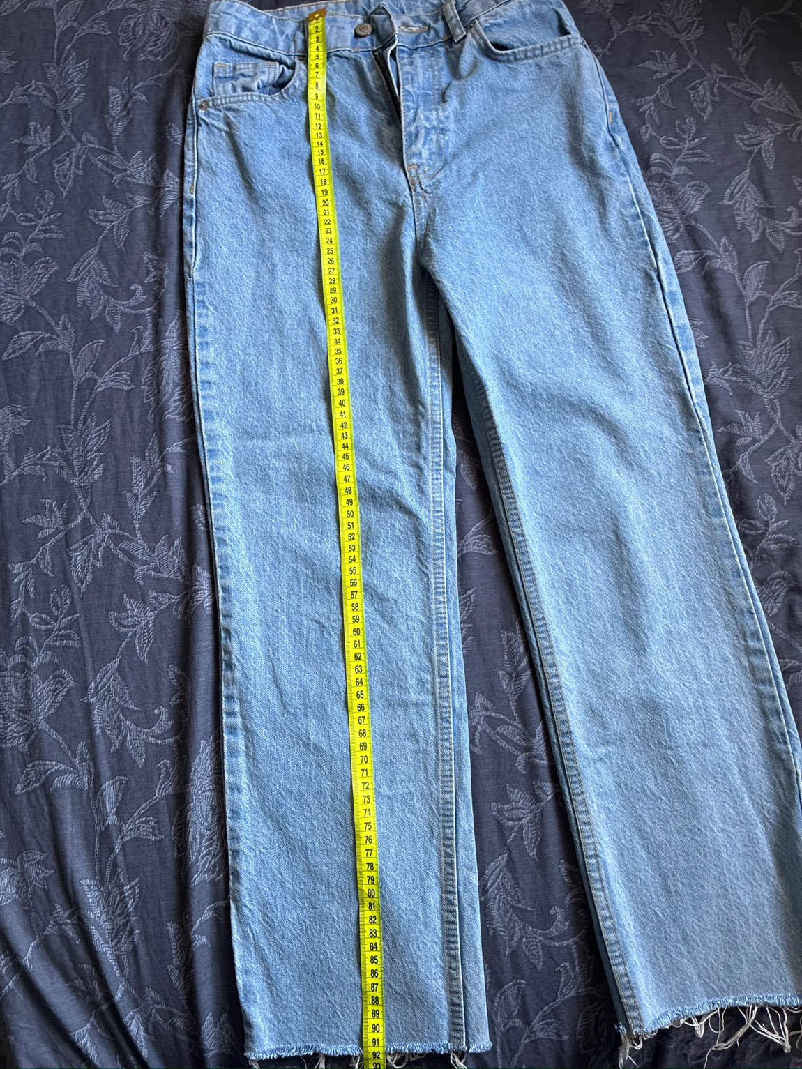 Yüksel bel jean straight jean kot — görsel 4/7