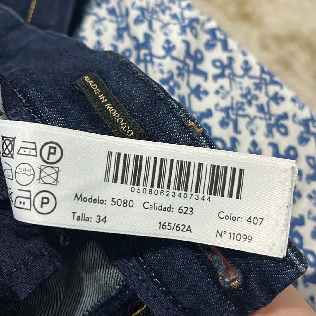 Massimo dutti Lacivert Jean Pantolon — görsel 5/5