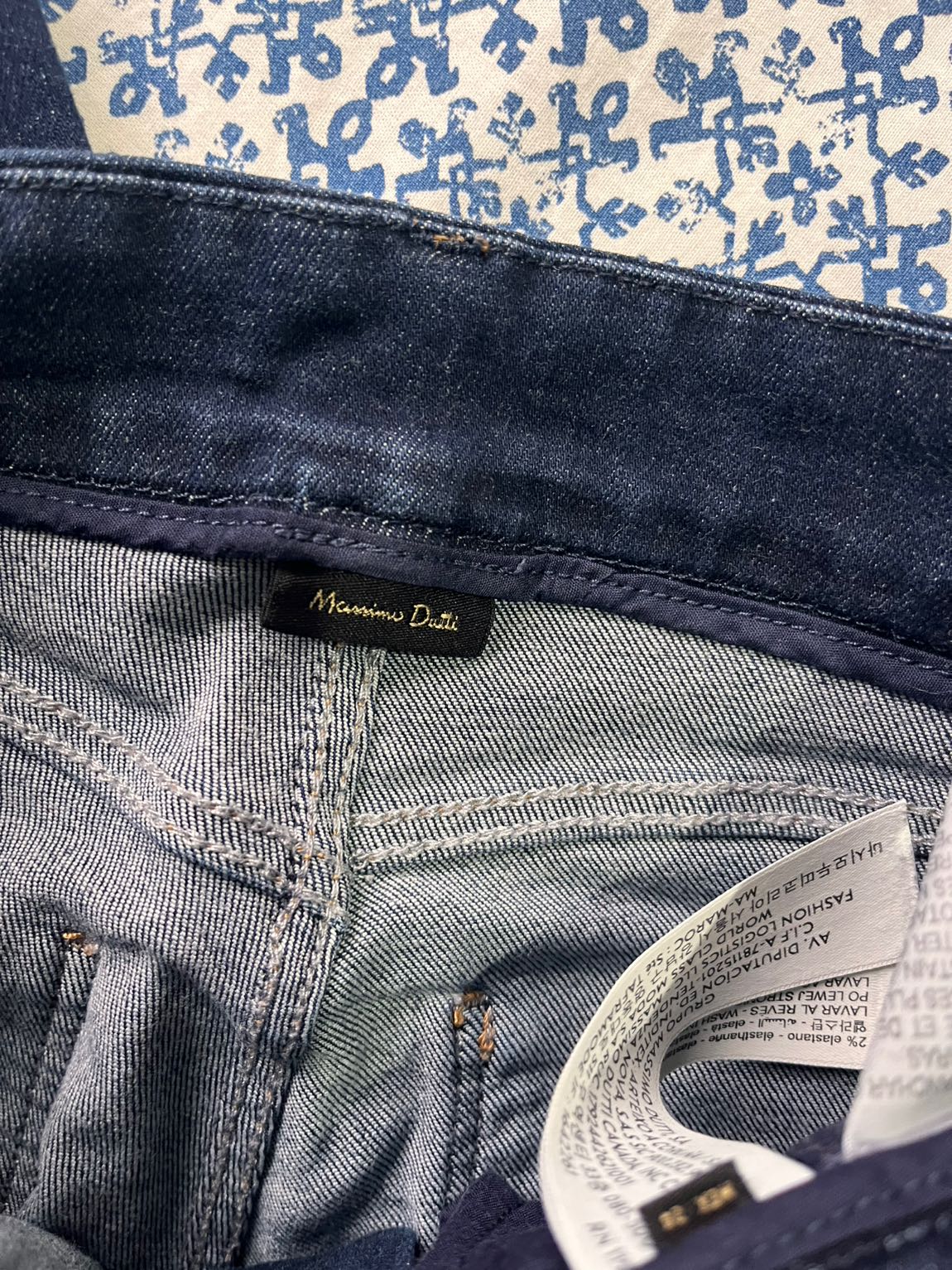 Massimo dutti Lacivert Jean Pantolon — görsel 2/5
