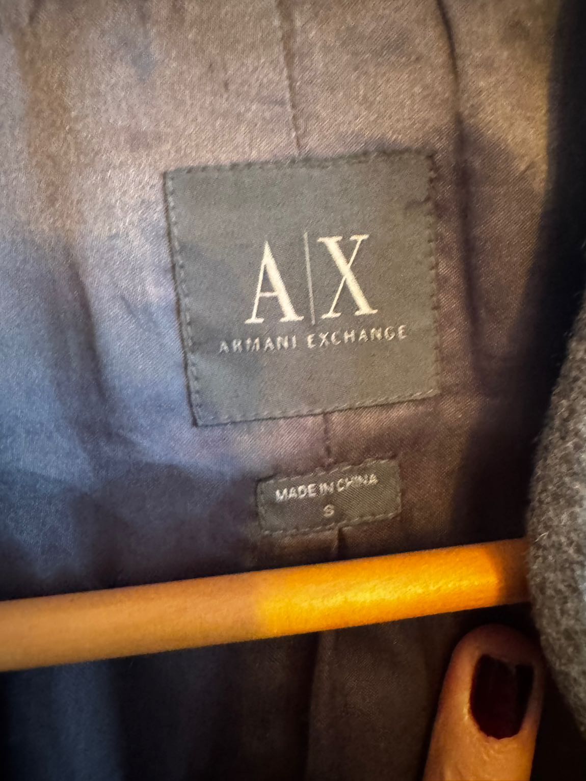 Armani Exchange Gri Palto — görsel 4/6
