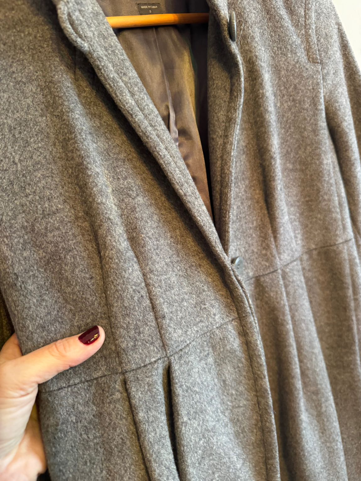 Armani Exchange Gri Palto — görsel 2/6