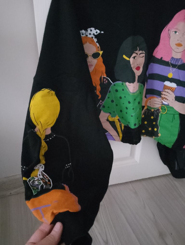 ZARA Desenli Sweatshirt — görsel 3/7