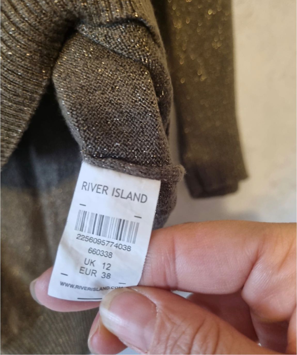 River Island Haki Kazak — görsel 3/6