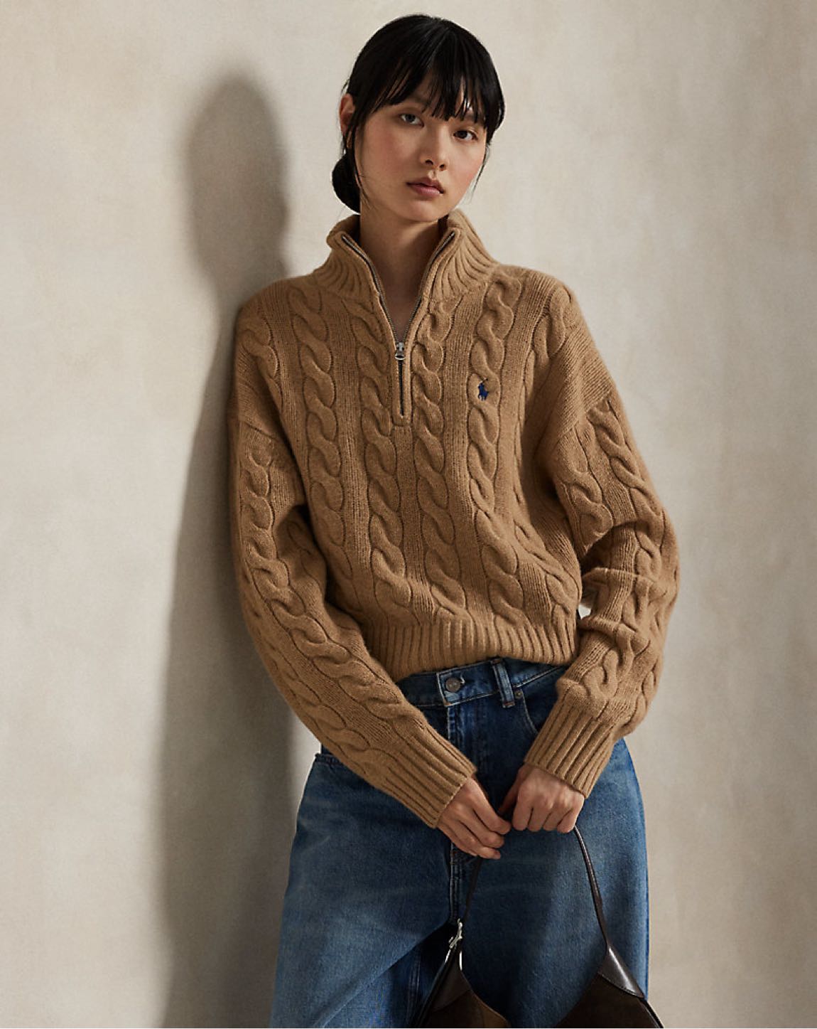 Ralph Lauren Women Cable-Knit-Zip — görsel 4/6