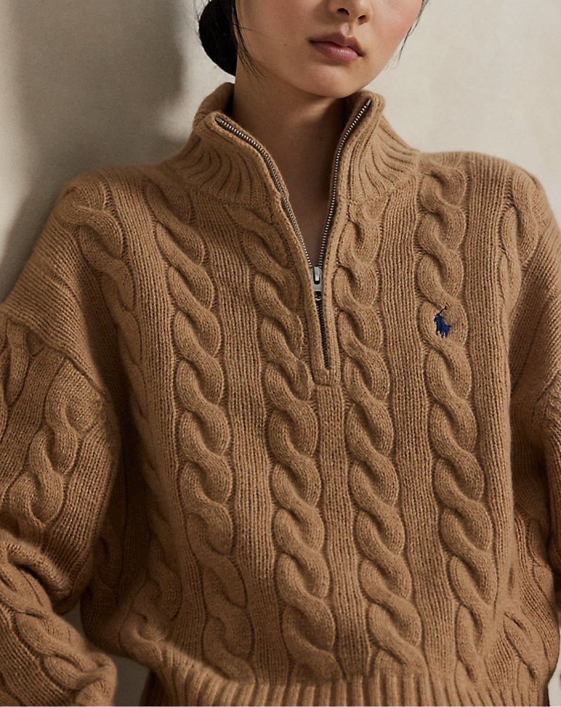 Ralph Lauren Women Cable-Knit-Zip — görsel 3/6