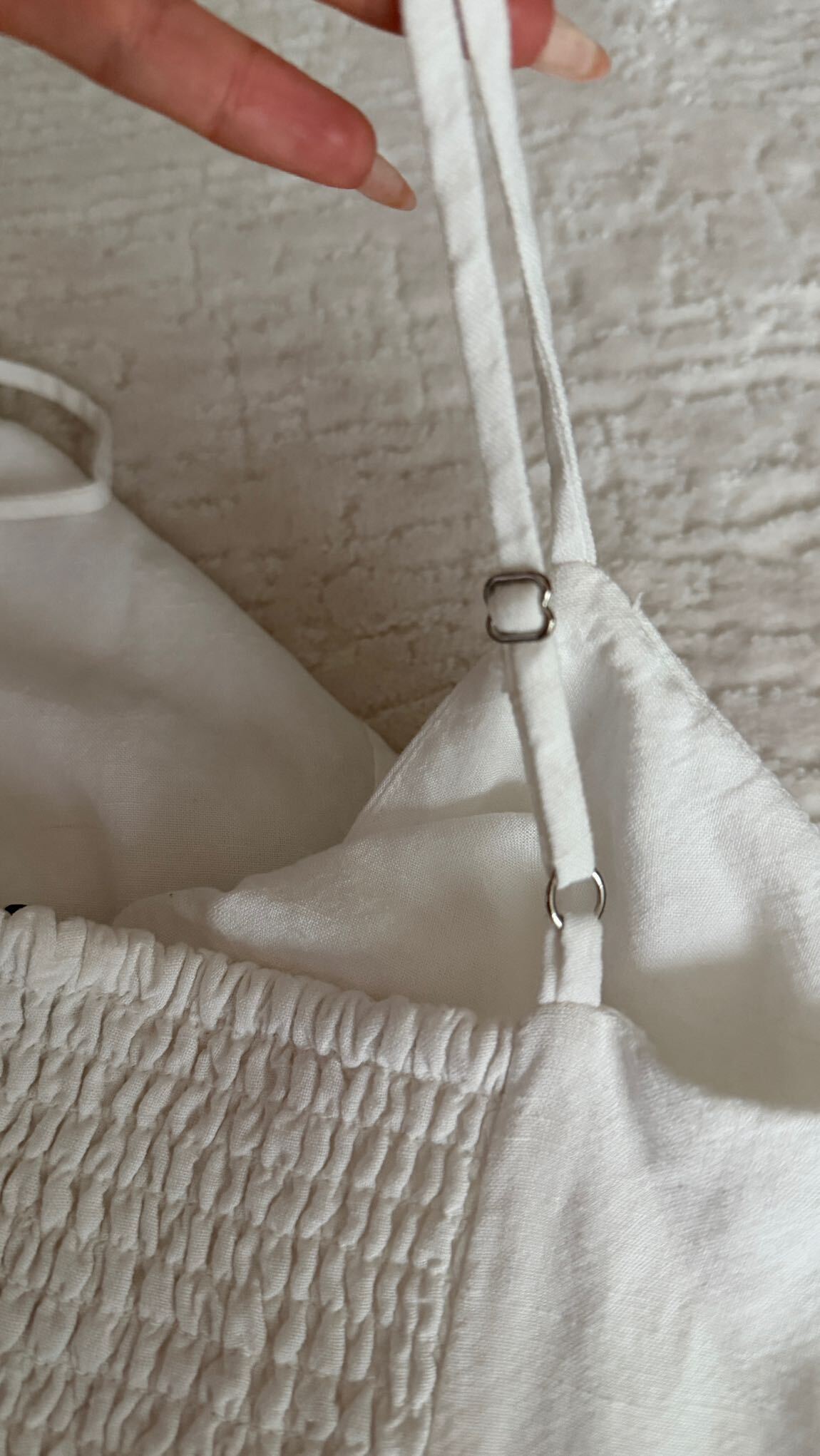 Bershka Beyaz Mini Elbise — görsel 5/7