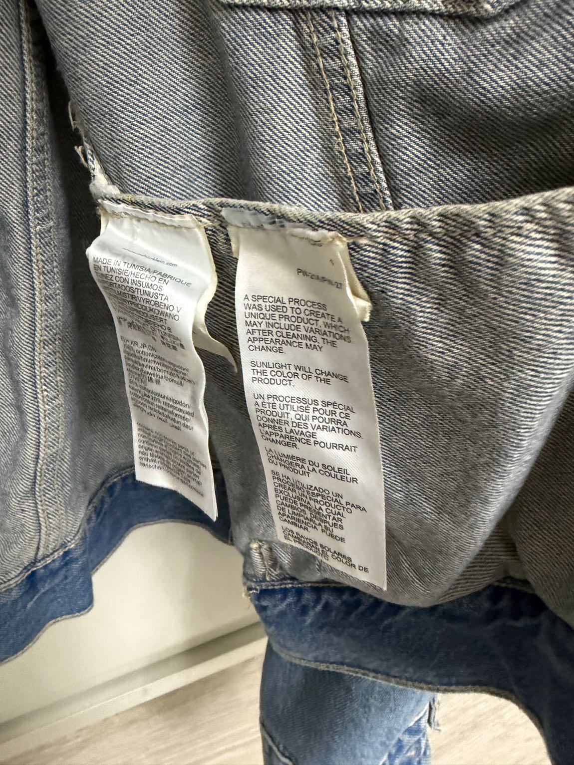 Calvin Klein Mavi Kot Ceket — görsel 4/5