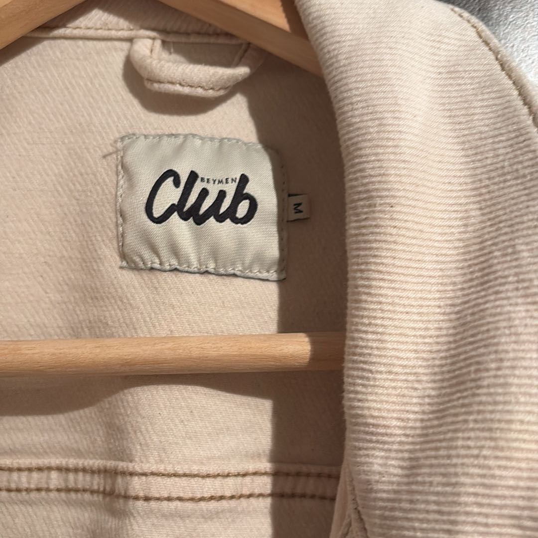 Beymen club bej Kuş Figürlü Kot Ceket — görsel 3/7